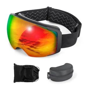 Gloffie Helmet Compatible Ski Goggles Over Glasses UV400 Anti Fog - Shenzhen Gloffie Outdoor Products Co., Ltd - China