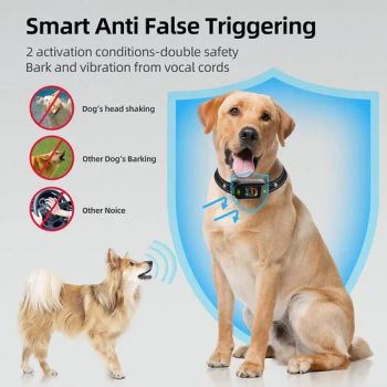 New Release Waterproof Electronic No Shock Bark Collar OEM No Harm Dog Training Collar with Bark Control Pet Dog Anti Bark Collar - Shenzhen Joylife Technology Co., Ltd - China
