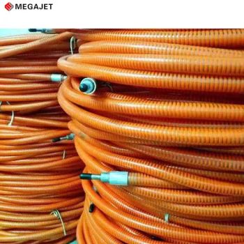 High Pressure Rubber Hoses for Grate and Floor Cleaning Origin China Condition New Weight 0.2kg/M Insert ID 5.5mm Sleeve Od - MEGAJET(CHONGQING)TECHNOLOGY CO.,LTD - China
