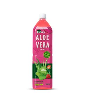 SunSip Aloe Vera Drink Strawberry Flavor Pet Bottle 1500ml - SUNSIP BEVERAGES VIET NAM COMPANY LIMITED - Vietnam