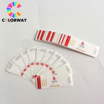 Cosmetic Adhesive Label Printing/Perfume Label Printing (DC-LAB020) - Hunan Colorway Technology Co., Ltd. - China