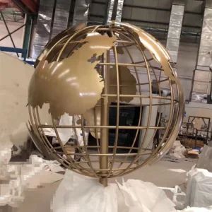 Customized Design Metal Crafts Creative Steel Artwork Color Gold Size Custom Origin China Style Creative HS Code - Foshan Shunhengli Import & Export Co., Ltd. - China