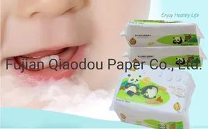 Cheap Factory Biodegradable Hand Clean Baby Wipes with No Harsh Chemicals Wet Wipes - Xiamen Qiaodou Daily Commodity Co., Ltd. - China