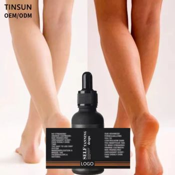 Private Label Glitter Tanning Drops Moisturizing Skincare Sunless Self Tanning Lotion Quick Tanning Oil - Guangzhou Tinsun Biotechnology Company Limited - China