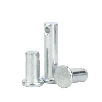Flat Head Shaft Cylindrical Positioning Axis Roll Stainless Steel Locking Clevis Pivot Split Dowel Pin DIN En 22341 Clevis Pin - T&Y Hardware Industry Co., Ltd. - China