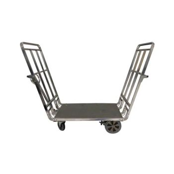 Hotel Luggage Trolley Cart Brake Auto Wheel Amount 3 Style Unfolding HS Code 87168000 Trademark BEISCO Model NO. - Changshu Jinsheng Metal Products Factory - China