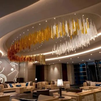 Modern Glass Crystal Lighting LED Luxury Fancy Lamp Home Hotel Interior Decoration Chandelier - Zhongshan Jetten Lighting Co., Ltd. - China