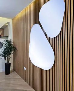 Customizable 3D Acoustic Wall Panels with Wood Veneer Finish Trademark HJ Origin China Pattern Custom Warranty 3-Years Thickness 1 - Dongguan Haojia Building Decoration Materials Co., Ltd. - China