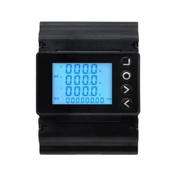 RS485 3 Phase DIN Rail HD W Var Hz V a 220V DIN Rail Meter Current Consumption Digital Watt Power Monitor Meter - Wenzhou Taiye Electric Co., Ltd. - China