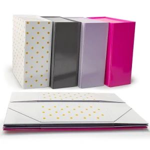 Wholesales Customized Printing Foldable Storage Box Cosmetics Clothes Foldable Packaging Paper Box Collapsible Gift Boxes - Ningbo Zooly Paper Products Co., Ltd. - China