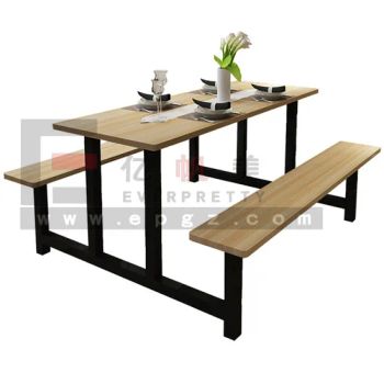 Modern Furniture Wooden Restaurant Seating Booth Dining Table - Guangdong Everpretty Furniture Co., Ltd. - China