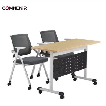 Factory Customized Folding Training Conference Room Tables Table with Chair Training Foldable Meeting Table - Hebei Comnenir Furniture Sales Co., Ltd. - China