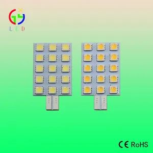 New LED T10 W5w Panel Lights 15SMD 5050, LED Wedge Base Car Interior Reading Lights, LED Auto Bulb T10 - DongGuan Qishi GuangYao Lighting Factory - China