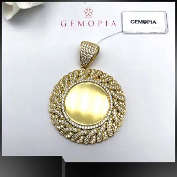 Fine Gold 925 Sterling Silver Charm Pendant - Qingdao Gemopia Jewelry Co., Ltd. - China