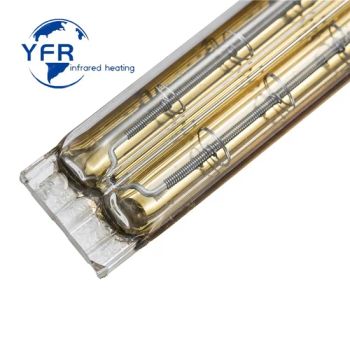Gold Heat Element Infrared 2000W Quartz Heating Tube Gold Reflector Infrared Heater Lamps - Huaian Yinfrared Heating Tech Co., Ltd. - China