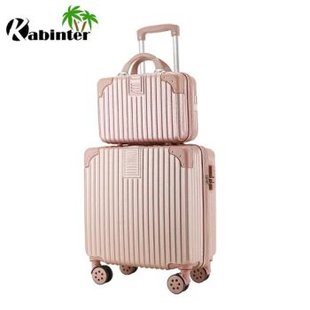Zip Cover Trolley Luggage 16" Luggage Bag Cosmetic Bag ABS Hardshell Luggage China Manufactory - Guangzhou XinXin Luggage & Bag Co., Limited. - China