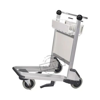 Aluminum Alloy Airport Push Luggage Baggage Trolley with Hand Brake - Suzhou Malltek Supply China Co., Ltd. - China