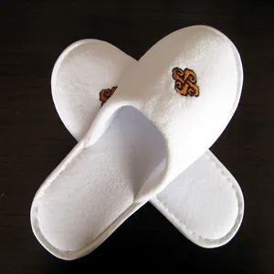 Factory Supply Customized Coral Fleece White Hotel Disposable Anti-Slip Slipper - Shanghai General Textile Co., Ltd. - China