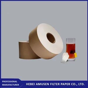 Custom Heat Seal Tea Bag Filter Paper Food Grade Coffee Filter Paper - HEBEI AMUSEN FILTER PAPER CO., LTD. - China