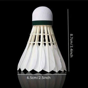 Hot Selling Goose Feather Durable Badminton Shuttlecock OEM Accept Trademark BZ Model NO. BZ01 Speed 75,76,77,78 Type - Lu'an Baizhou Import & Export Trading Company - China