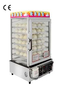 Sgm-7I Fast Food Commercial Electric Bun Steamer/Glass Display Food Steamer - Hubei Changcai Electromechanical Co., Ltd. - China