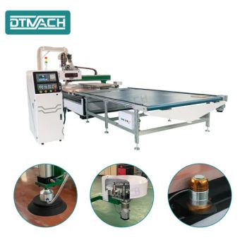 CNC Cutting Machine Automatic Feeding CNC Router Furniture Voltage 380V Origin China Inverter 11kw Condition New CNC or Not - Shandong Dongteng Machinery Co., Ltd. - China