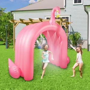 Hot Sale Outdoor Backyard Summer Water Toys Inflatable Flamingo Sprinkler Arch for Kids - New Success High-tech Ltd. - China