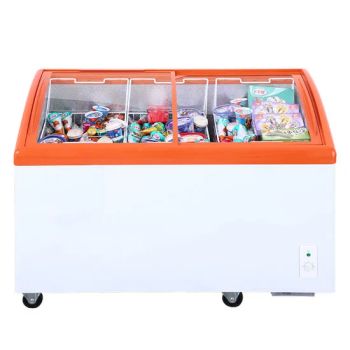 200L to 700L CE CB Approved Commercial Ice Cream Chest Freezers with Curved Glass Door Display Restaurant Freezer - Qingdao Betfis Electric Appliances Co., Ltd. - China