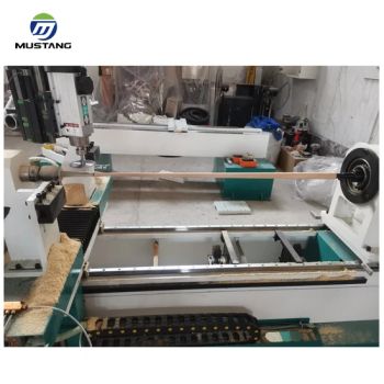 Cast Iron Billiard Cue Making CNC Wood Lathe Machine with Good Quality - Jinan Mustang Machinery Co., Ltd - China