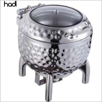 Other Hotel & Restaurant Supplies Hydraulic Soup Kettle Stainless Hammered Hot Pot Food Warmer Round Commercial Catering Soup Pot - GUANGZHOU HADI CATERING WARE CO., LTD - China