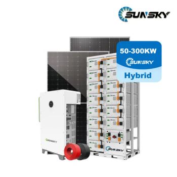 All in One 50kw 100kwh Solar-Energy-System with Lithium Batteries Storage Outdoor Solution - Hefei Sunskypv Co., Ltd. - China