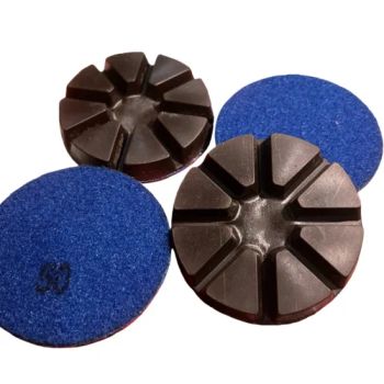 4" Copper Bonded Diamond Polishing Pad for Concrete Granite Marble 7 Step Polishing Disc Floor Polishing - Qingdao Pengfeng Building Materials Co., Ltd. - China