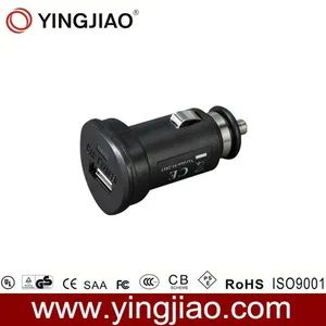 6W USB Car Charger with CE Color Black Model NO. YC6 HS Code 8504401400 Origin Ningbo, China Trademark Yingjiao&OEM Brand - Ninghai Yingjiao Electrical Co., Ltd. - China