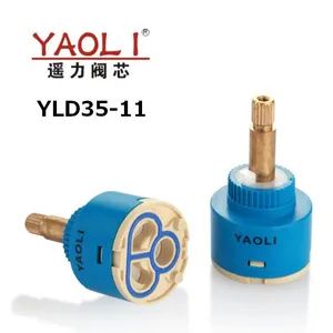 35mm Flat-Open Ceramic Faucet Cartridge Without Distributor - Wenzhou Weibao Electric Co., Ltd. - China