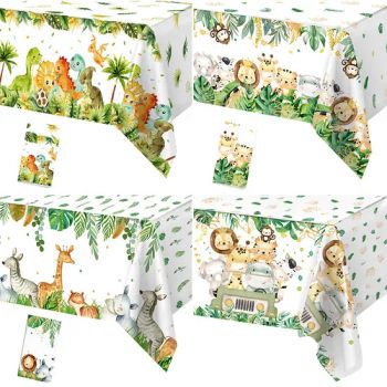 Hot Selling Decoration Theme Party Tablecloths Sage Lion Dinosaur Party Tablecloths - Good Seller Co., Ltd. - China