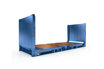 20FT X 8FT Used Flat Rack Shipping Container for Cargo Transport and Heavy Equipment Storage - senesie mfg llc - United States