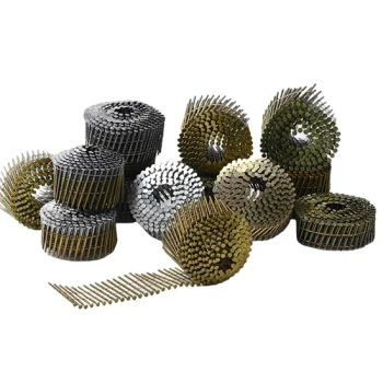 Stainless Steel 2.5mm*50mm Galvanized Wood Flat Head Wire Coil Nails - Comaccord (Xiamen) Building Material Co., Ltd. - China