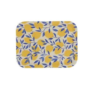 Customized Logo RPET Melamine Serving Trays Plastic Food and Drink Tray for Parties Coffee Table - Anhui Bochen Eco Co. - China