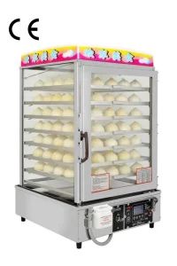 Sgm-7I 7 Layers Electric Stainless Steel Glass Display Food Steamers Cooker Commercial - Hubei Changcai Electromechanical Co., Ltd. - China
