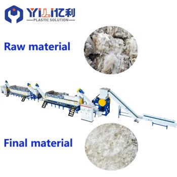 Factory Price Waste Garbage Plastic HDPE PP PE Disposal Household Film Raffia Jumbo Bags Drum Bottles Crushing Washing Compacting Pelletizing Recycling Machine - Zhangjiagang City Yili Technology Co., Ltd. - China