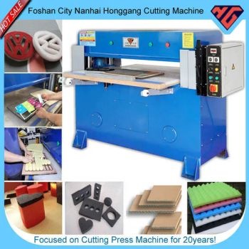 Four Column Hydraulic Cutting Press for Shoes, Plastic, Foam, Cardboard - Guangdong Honggang Intelligent Equipment Co., Ltd. - China