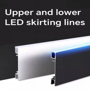 Aluminum Wall Panel Wall Flooring LED Baseboard Lighting Skirting LED Floor Lights - Foshan Shensheng Building Material Technology Co., Ltd. - China