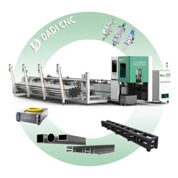 Dadi CNC 2000W 3000W CNC Fiber Pipe Metal Tube Laser Cutting Machine Laser Cutting Machine for Sale Da6012t Da6024t Fiber Laser Cutting Machine - Shandong Dadi Cnc Mechanical Equipment Co., Ltd. - China
