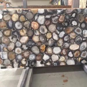 China Gemstonte/Semi-Precious Stone/Agate Stone Slabs Origin China HS Code 68029390 Size 1200X2400mm Technics Natural Material Precious Stone - Quanzhou Tianyuan Stone Co., Ltd. - China