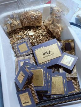 Intel Pentium Pro Ceramic CPU, CPU CERAMIC processor scrap Core Count 1, 10, 12, 16, 2, 24, 3, 4, 5, 7, 8, > 24 Data Bus Width 16 bit, 16/32 bit, 32 bit, 32/64 bit, 64 bit, 8 bit, 8/16 bit - BMU TRADING GMBH - Germany