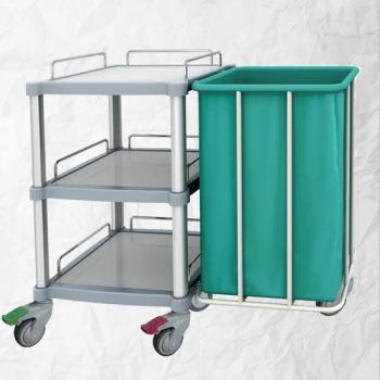 Laundry Janitorial Trolley Hospital Clinic Clothes Housekeeping Medical Cart - Beijing Jingdong Technology(Laoting) Co., Ltd. - China