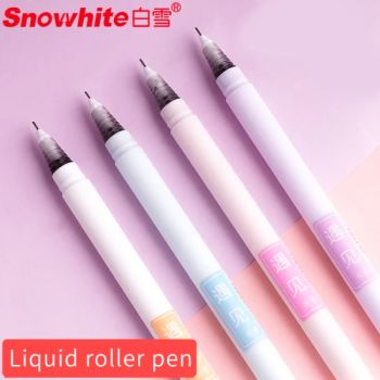 School Supply Wholesale Tank Liquid Roller Ball Pen Gel Pen Smearing Free Plastic Roller Pens - Qingdao Changlong Stationery Co., Ltd. - China