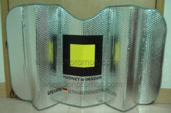 Summer Gifts 130*60cm Aluminum Foil Car Sunshade Size Big MOQ 1000PCS Use Car Gift Trademark OEM Origin Zhejiang Specification - LION PROMOTIONAL GIFT CO., LIMITED - China