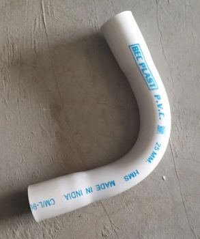 90 Degree Female 25mm BEC Plast PVC Pipe Bend Color White Material PVC Brand BEC Plast Type Heavy (HMS) Bend Angle 90 - Balaji Metal Works - India