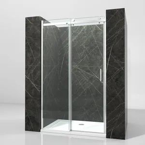 Aluminium Profile Toughened Glass Adjustment Shower Door Origin China Cbm Approx. 0.2 Model NO. SW-009 Warranty 2 Years G.W Approx. 90 - Hangzhou Snuofan Industrial Co., Ltd. - China